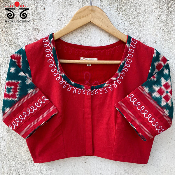 Telia Rumal - Kolam Blouse