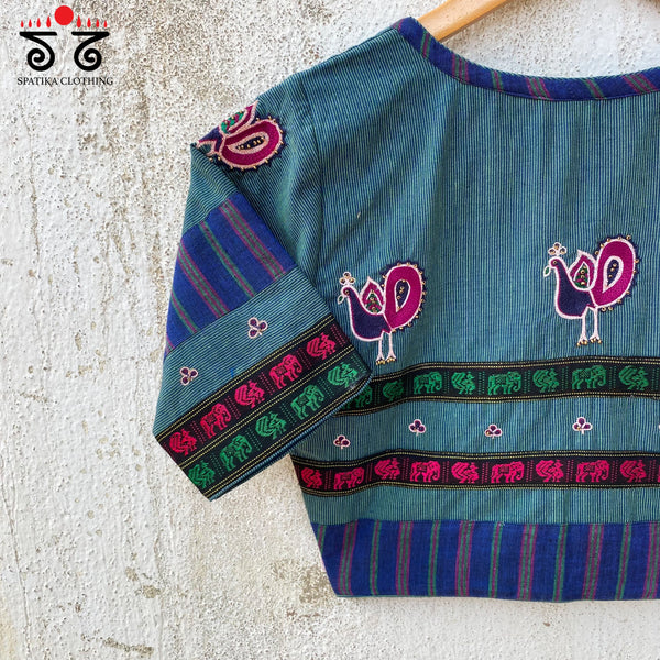 Morni - Hand Embroidered Blouse